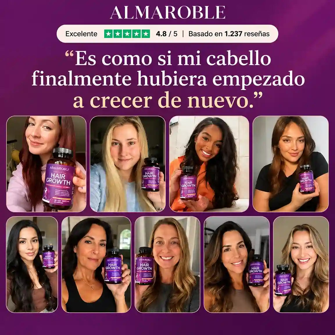 Crecimiento Avanzado del Cabello Para Mujeres